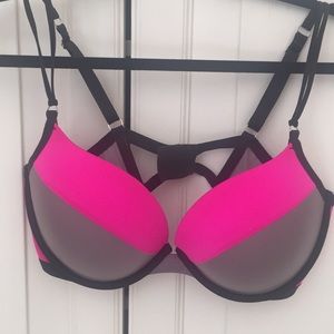 Neon Pink Victoria Secret Bra
